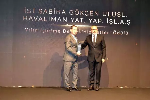 Sabiha Gökçen Havalimanı'na 'Yılın İşletme Destek Hizmetleri Ödülü' Sabiha Gökçen Havalimanı'na 'Yılın İşletme Destek Hizmetleri Ödülü'