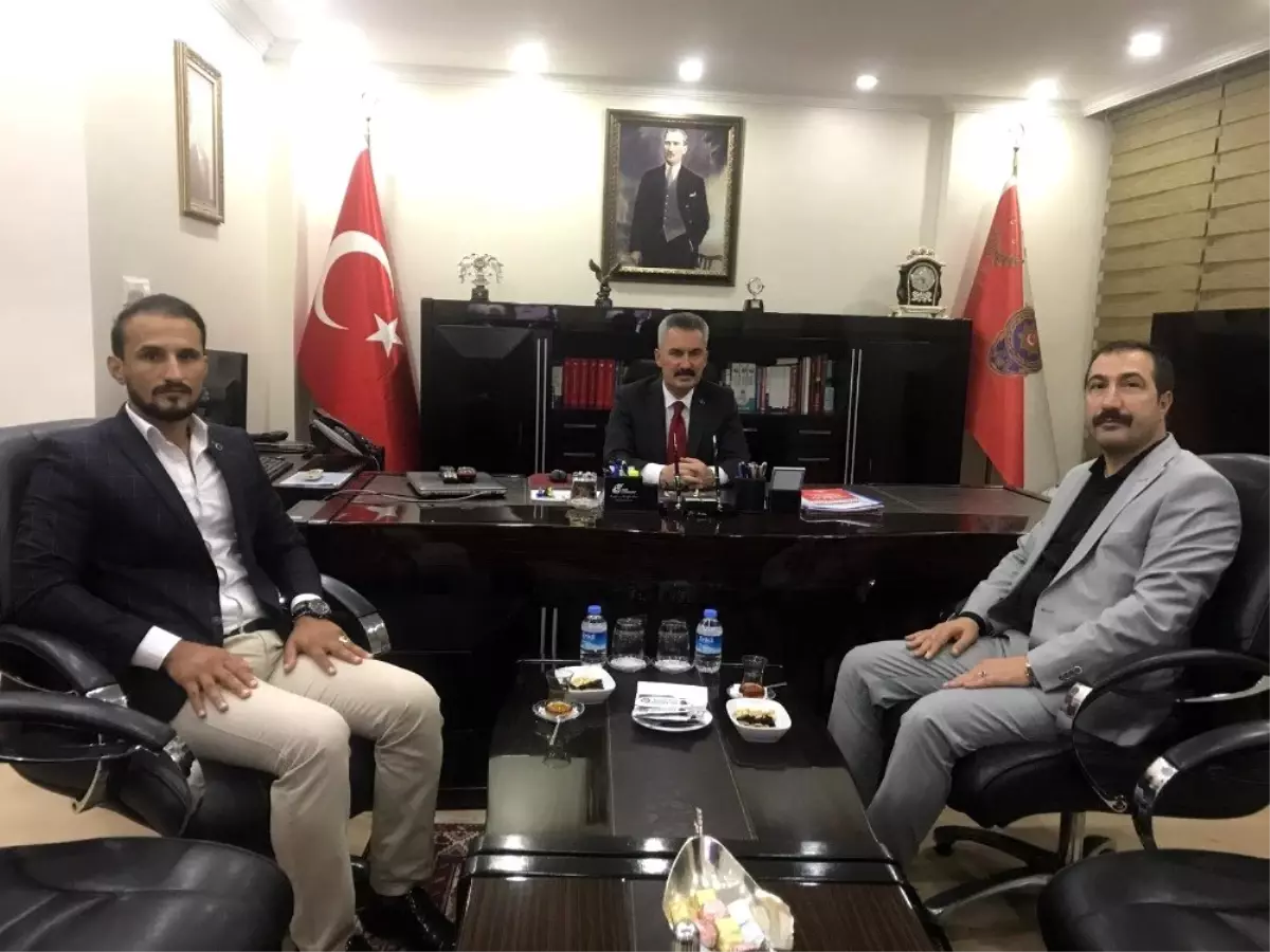 Başkan Kahraman'dan emniyet müdürü Karabağ'a hayırlı olsun ziyareti