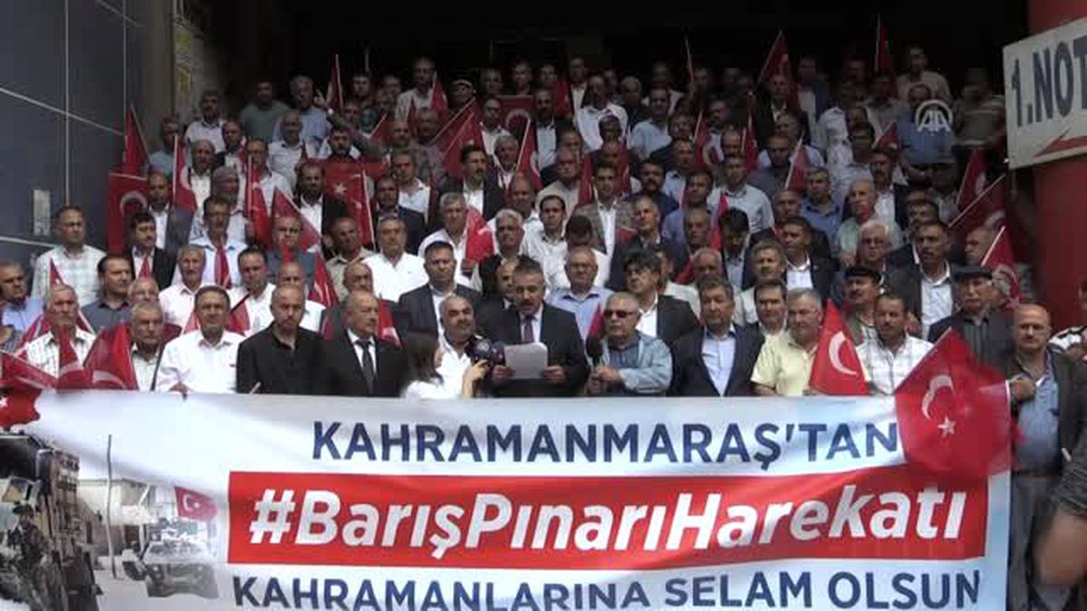 Muhtarlardan Barış Pınarı Harekatı'na destek