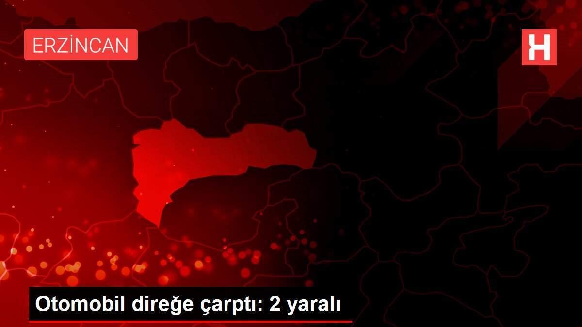 Otomobil direğe çarptı: 2 yaralı Otomobil direğe çarptı: 2 yaralı