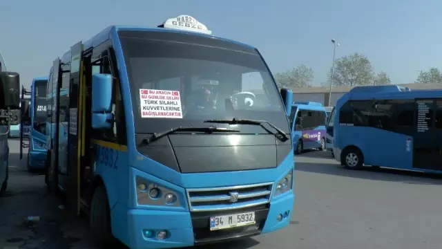 (Özel) Barış Pınarı Harekatı'na minibüs şoföründen kampanyalı destek (Özel) Barış Pınarı Harekatı'na minibüs şoföründen kampanyalı destek