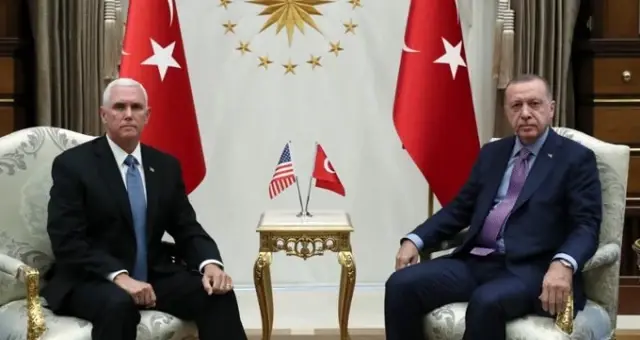 Cumhurbaşkanı Erdoğan ABD heyetiyle 4 saat 20 dakikalık peş peşe görüşmeler Cumhurbaşkanı Erdoğan ABD heyetiyle 4 saat 20 dakikalık peş peşe görüşmeler