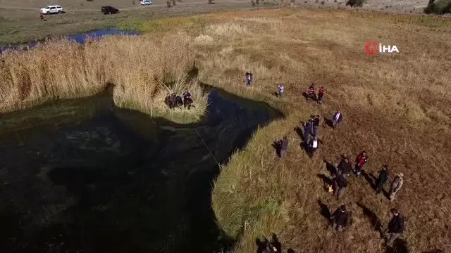 Erzurum'un yüzen adaları turizme kazandırılacak...Zökün Gölü havadan görüntülendi Erzurum'un yüzen adaları turizme kazandırılacak...Zökün Gölü havadan görüntülendi