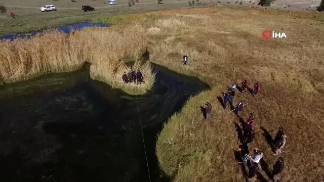Erzurum'un yüzen adaları turizme kazandırılacak...Zökün Gölü havadan görüntülendi Erzurum'un yüzen adaları turizme kazandırılacak...Zökün Gölü havadan görüntülendi
