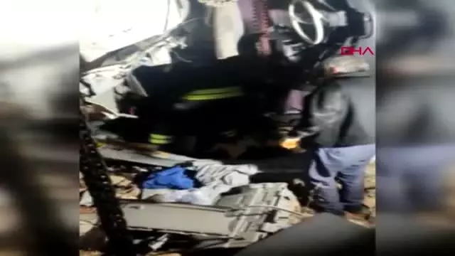 Konya devrilen tır'ın şoförü öldü Konya devrilen tır'ın şoförü öldü