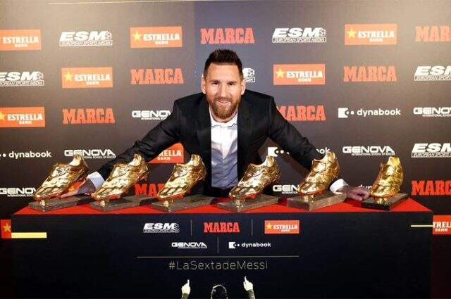 Messi Altın Ayakkabı 6. kez kazandı, Ronaldo ile arayı açtı