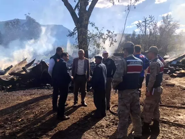 Şavşat'taki yangının ardından Şavşat'taki yangının ardından