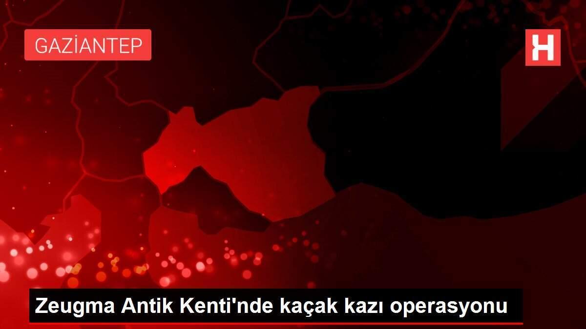 Zeugma Antik Kenti'nde kaçak kazı operasyonu Zeugma Antik Kenti'nde kaçak kazı operasyonu