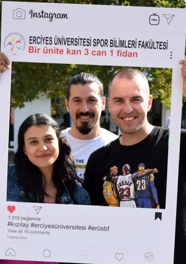 '1 Ünite kan 3 can 1 fidan' etkinliğinde 141 öğrenci kan verdi '1 Ünite kan 3 can 1 fidan' etkinliğinde 141 öğrenci kan verdi