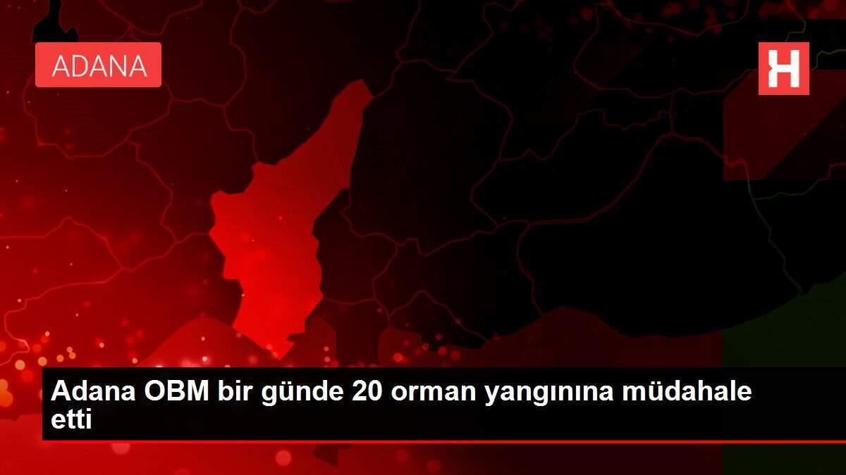 Adana OBM bir günde 20 orman yangınına müdahale etti