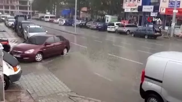 Afyonkarahisar'da şiddetli yağış Afyonkarahisar'da şiddetli yağış