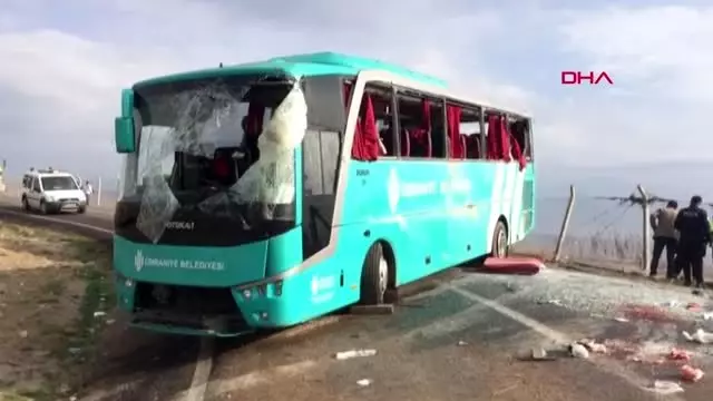 Çankırı'da otobüs kazası 34 yaralı