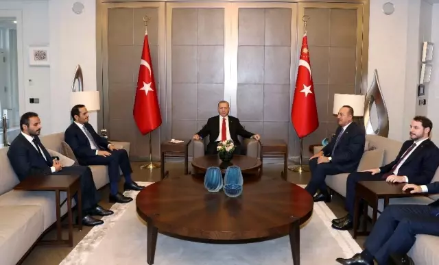 Katar Başbakan Yardımcısı El Sani'yi kabul etti