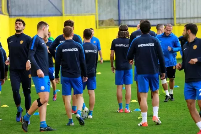 MKE Ankaragücü, Beşiktaş maçı hazırlıklarını tamamladı