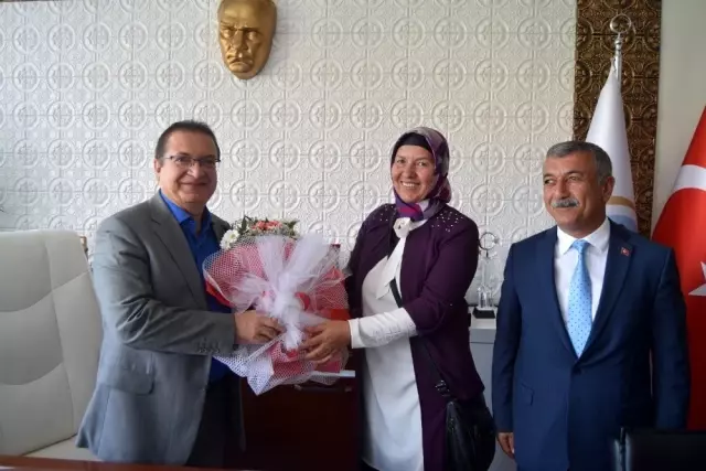 Muhtarlardan Başkan Kazgan'a ziyaret Muhtarlardan Başkan Kazgan'a ziyaret