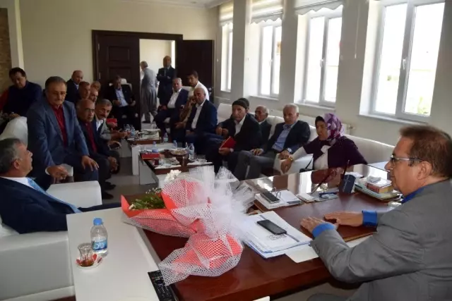 Muhtarlardan Başkan Kazgan'a ziyaret Muhtarlardan Başkan Kazgan'a ziyaret