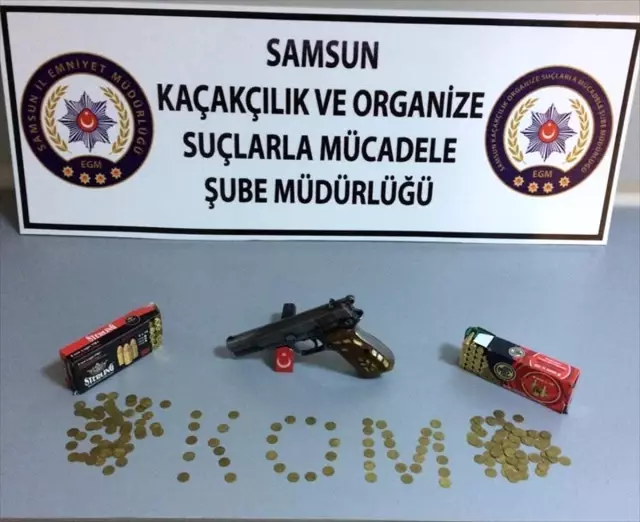 Samsun'da tarihi eser operasyonu Samsun'da tarihi eser operasyonu
