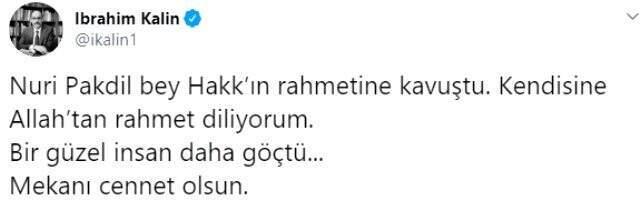 Son dakika: Usta yazar Nuri Pakdil hayatını kaybetti