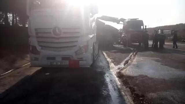 Trafik kazası: 1 yaralı Trafik kazası: 1 yaralı