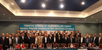 Türkiye Gönüllü Teşekküller Vakfı'ndan Barış Pınarı Harekatı'na destek