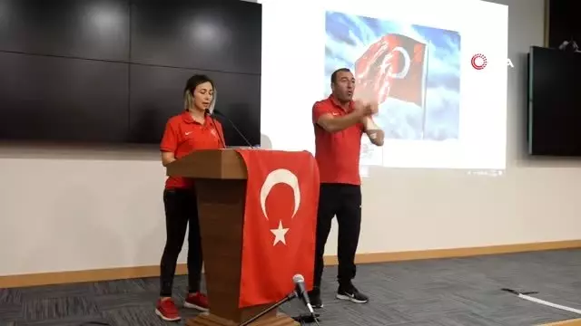 Altındağlı gençlerden milli sporculara moral Altındağlı gençlerden milli sporculara moral