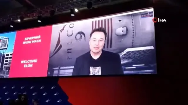 Elon Musk, Telekonferans ile Rusya'ya Bağlandı