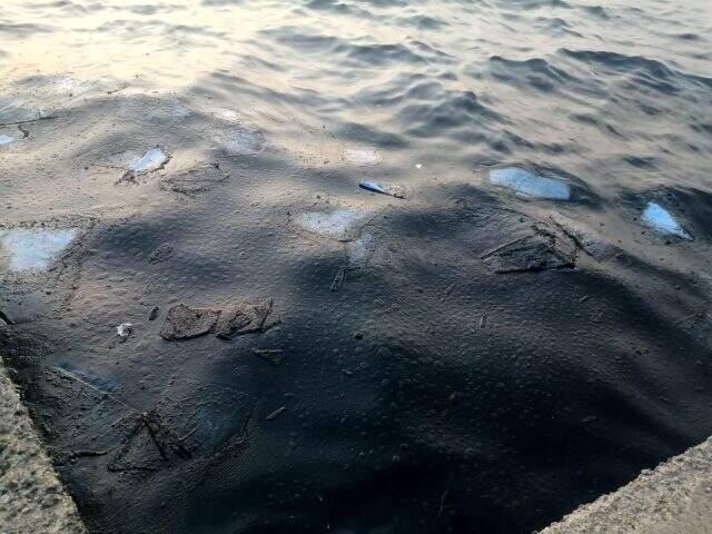İzmir'de petrol türevi atıklar denizi kirletti, ekipler bölgede çalışma başlattı