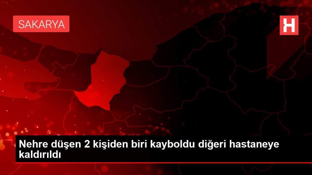 Nehre düşen 2 kişiden biri kayboldu diğeri hastaneye kaldırıldı
