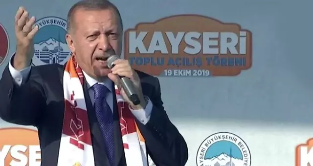 Cumhurbaşkanı Erdoğan'dan gözdağı: Teröristler verdiğimiz sürede gitmezse başlarını ezeriz Cumhurbaşkanı Erdoğan'dan gözdağı: Teröristler verdiğimiz sürede gitmezse başlarını ezeriz
