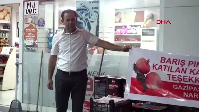 Antalya gazipaşa'dan mehmetçiklere 1 ton çekirdeksiz nar