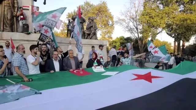 Arap STK'lardan Barış Pınarı Harekatı'na destek mitingi (1) Arap STK'lardan Barış Pınarı Harekatı'na destek mitingi (1)