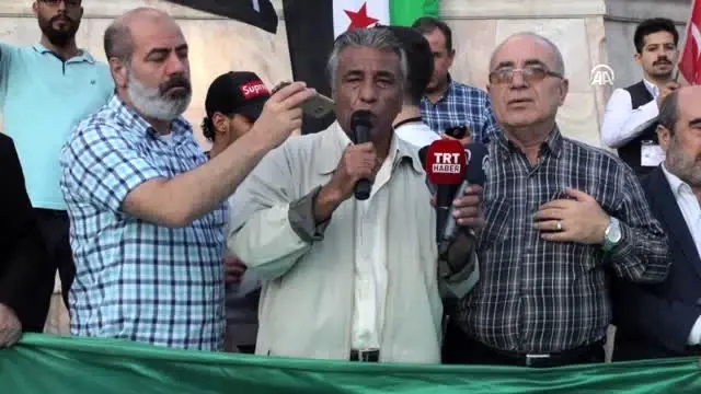 Arap STK'lardan Barış Pınarı Harekatı'na destek mitingi (2) Arap STK'lardan Barış Pınarı Harekatı'na destek mitingi (2)