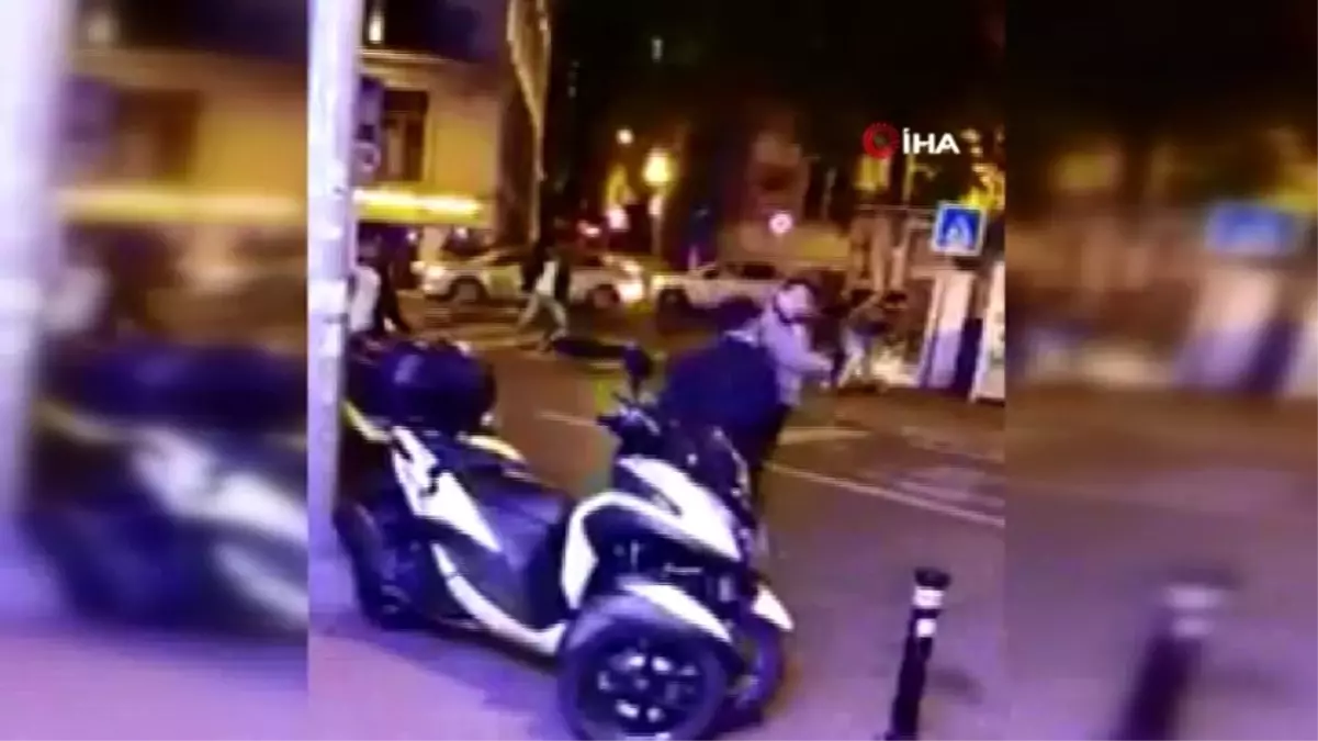 Beyoğlu'nda meydan kavgası kamerada