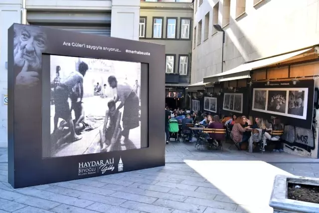 Duayen fotoğrafçı Ara Güler Beyoğlu'nda anıldı Duayen fotoğrafçı Ara Güler Beyoğlu'nda anıldı