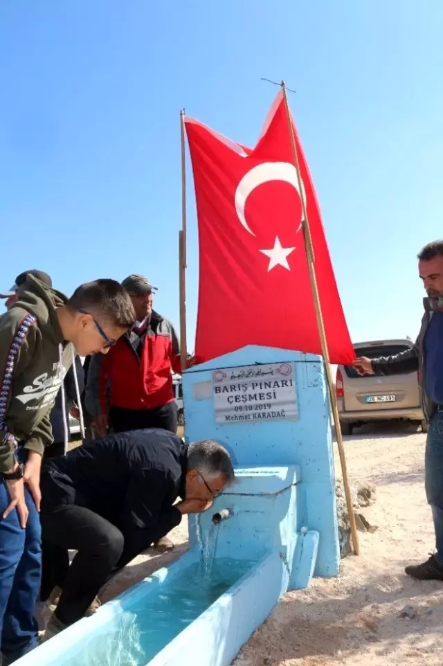 İnönü'de 'Barış Pınarı Çeşmesi' yapıldı İnönü'de 'Barış Pınarı Çeşmesi' yapıldı