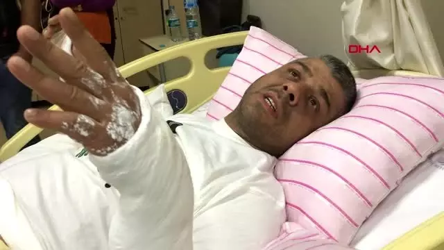 İntihar girişiminde bulunan kadını tutarken yaralanan esnaf konuştu İntihar girişiminde bulunan kadını tutarken yaralanan esnaf konuştu
