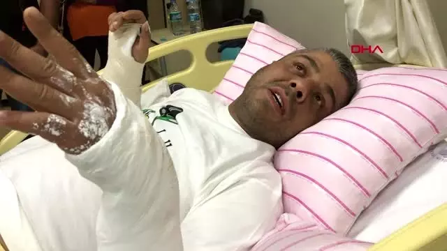 İntihar girişiminde bulunan kadını tutarken yaralanan esnaf konuştu İntihar girişiminde bulunan kadını tutarken yaralanan esnaf konuştu