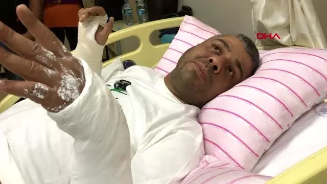 İntihar girişiminde bulunan kadını tutarken yaralanan esnaf konuştu İntihar girişiminde bulunan kadını tutarken yaralanan esnaf konuştu