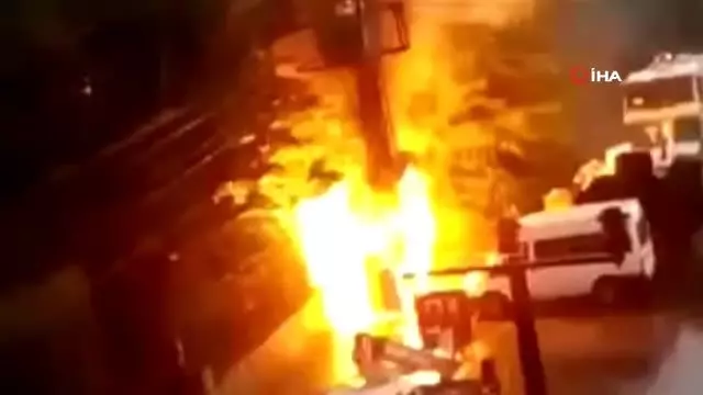 Mazıdağı'nda trafo bomba gibi patladı Mazıdağı'nda trafo bomba gibi patladı