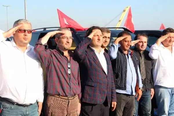 Profesyonel taşıyıcılardan Barış Pınarı'na destek konvoyu Profesyonel taşıyıcılardan Barış Pınarı'na destek konvoyu