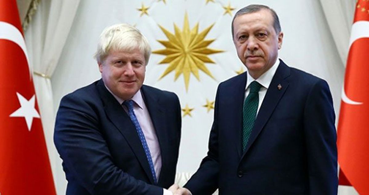 Cumhurbaşkanı Erdoğan, İngiltere Başbakanı Johnson ile telefonda görüştü
