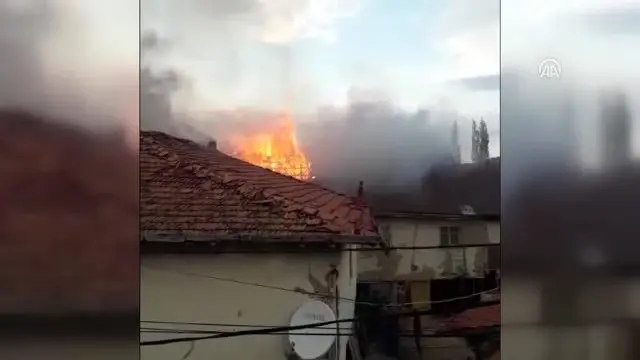 Tokat'ta ev yangını Tokat'ta ev yangını