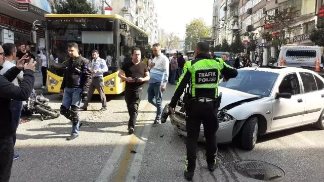 75 metre sürüklenen motosikletlinin imdadına yoldan geçen doktor koştu 75 metre sürüklenen motosikletlinin imdadına yoldan geçen doktor koştu