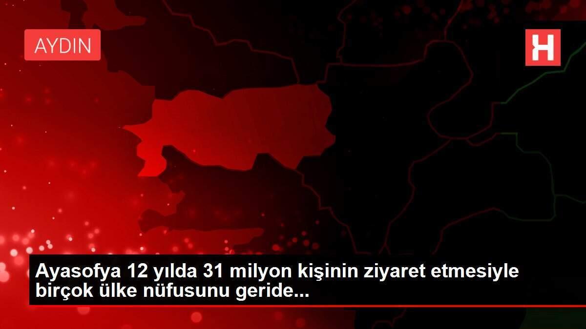 Ayasofya 12 yılda 31 milyon kişinin ziyaret etmesiyle birçok ülke nüfusunu geride... Ayasofya 12 yılda 31 milyon kişinin ziyaret etmesiyle birçok ülke nüfusunu geride...