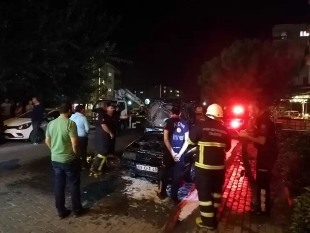 Aydın'da araç yangını