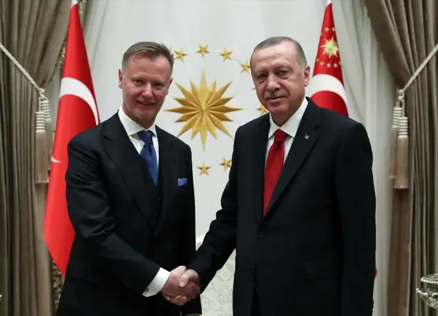 Cumhurbaşkanı Erdoğan'ın kabulü Cumhurbaşkanı Erdoğan'ın kabulü