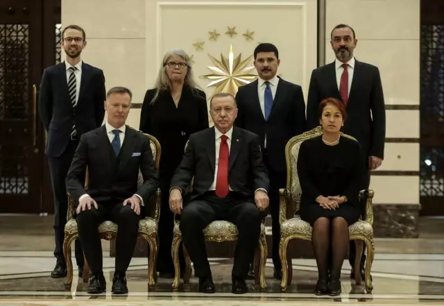 Cumhurbaşkanı Erdoğan'ın kabulü Cumhurbaşkanı Erdoğan'ın kabulü