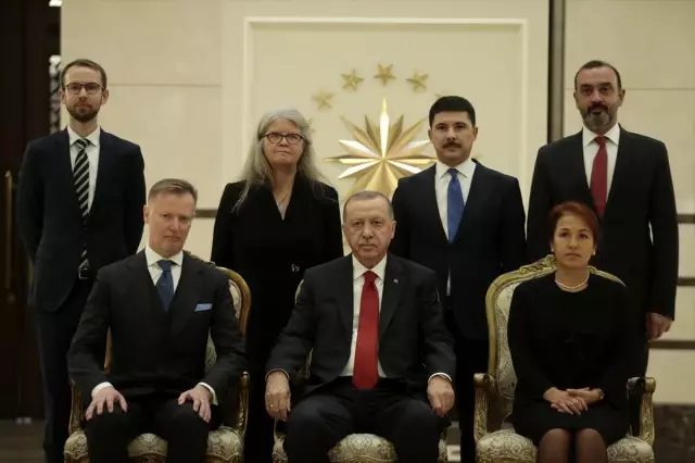 Cumhurbaşkanı Erdoğan'ın kabulü Cumhurbaşkanı Erdoğan'ın kabulü