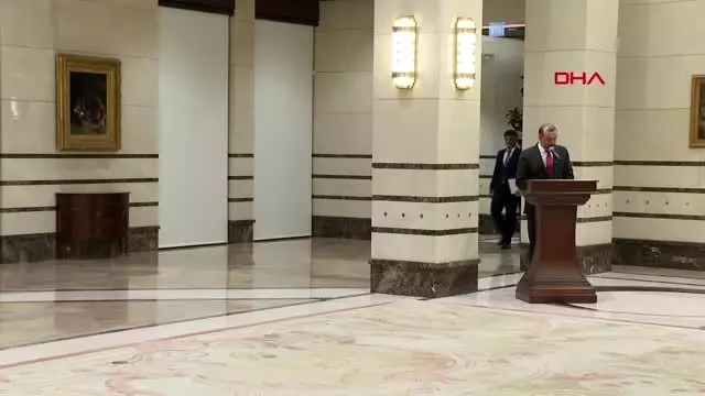 Finlandiya büyükelçisi ari makinin güven mektubunu takdim töreni-ek