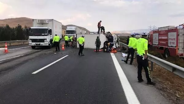 Gaziantep'te kaza: 1 ölü, 6 yaralı
